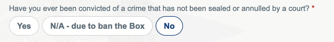 Ban the Box